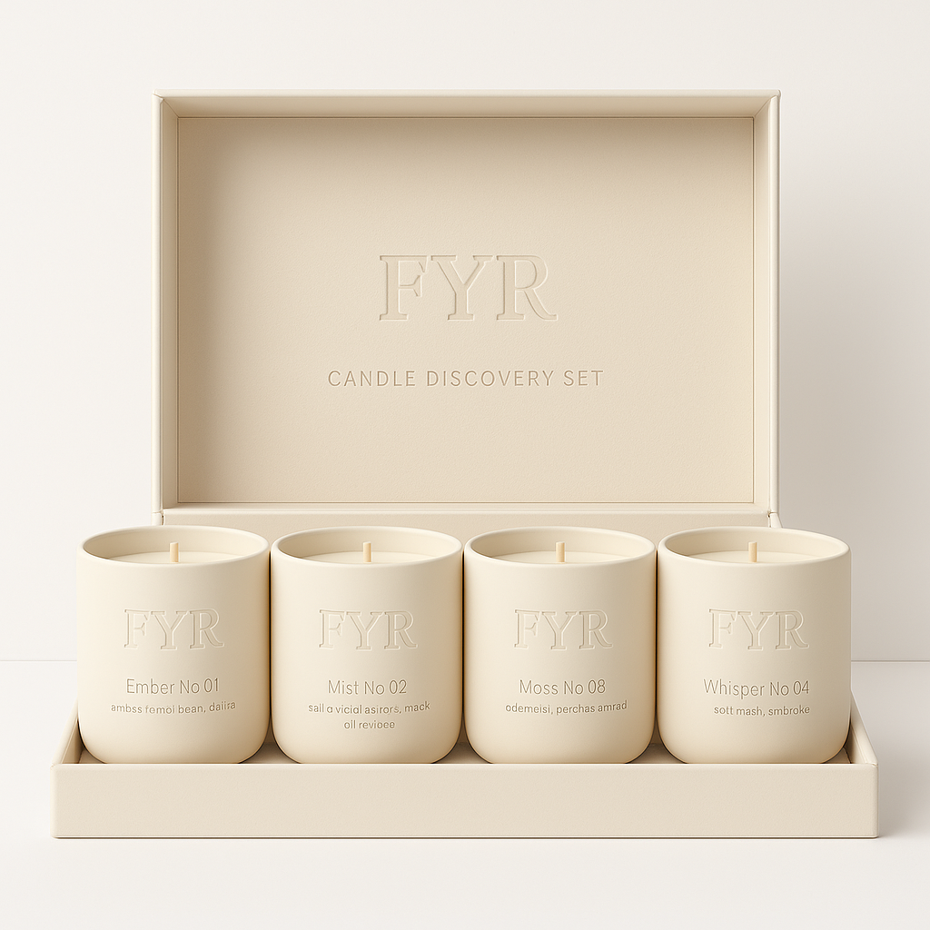 Discovery set | 4 Scented Candles