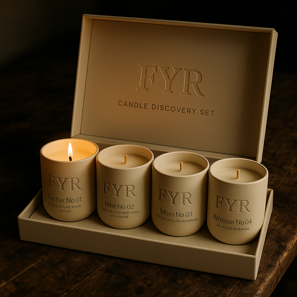 Discovery set | 4 Scented Candles